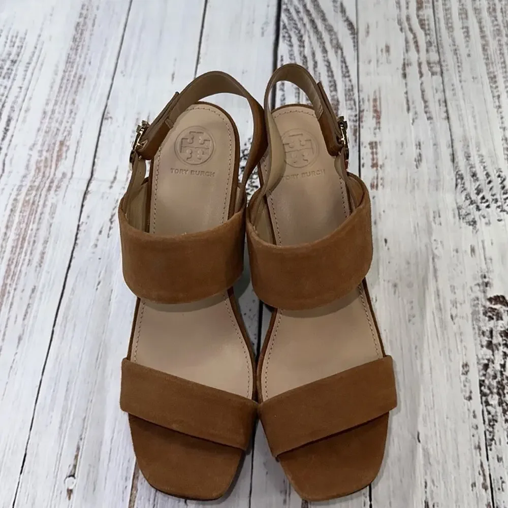 TORY BURCH Loretta Platform Wedge 7.5